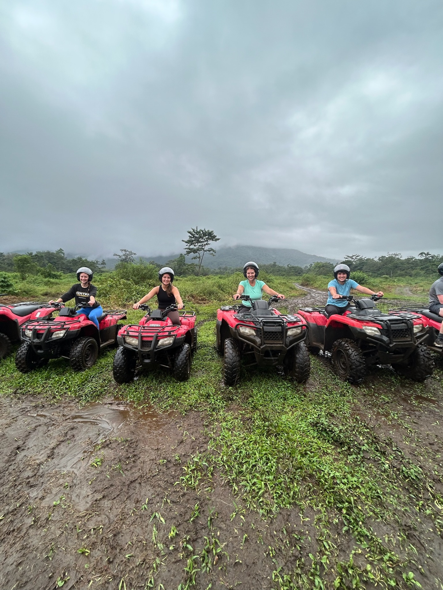 Group ATV adventure in the Costa Rican rainforest